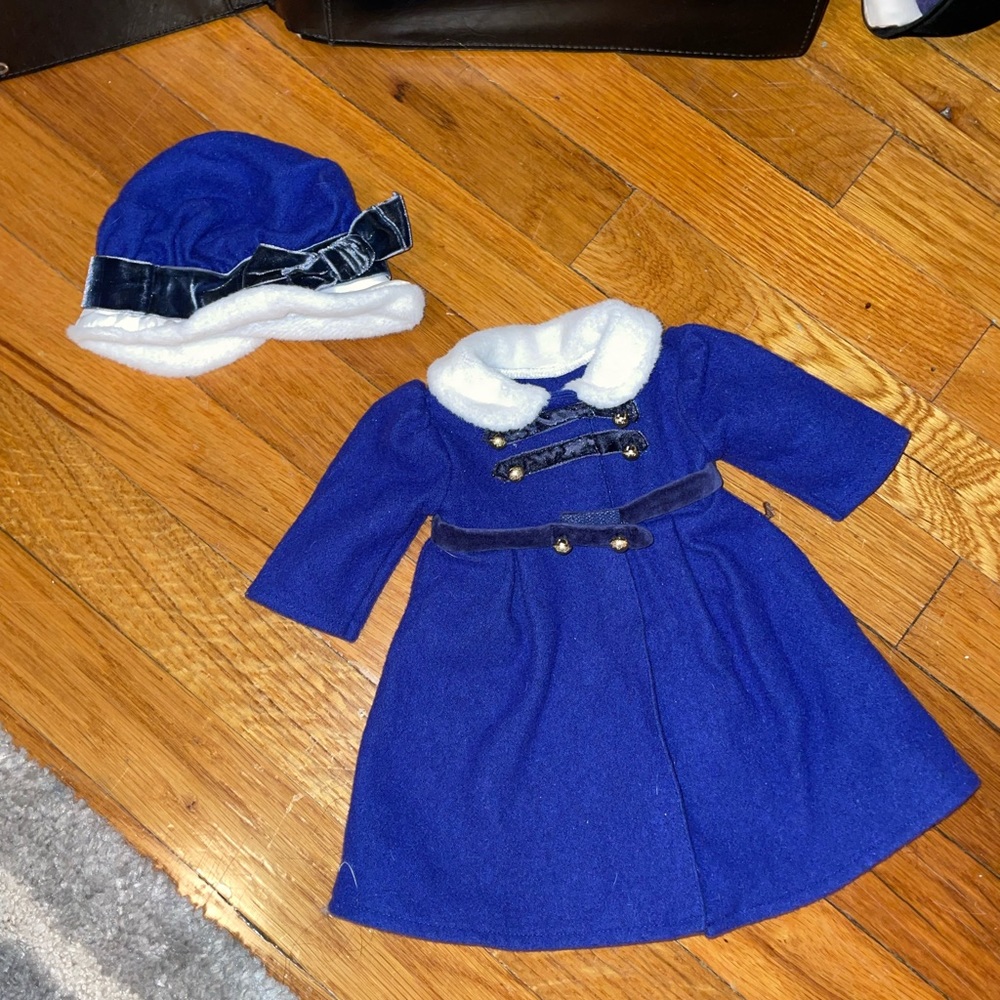 American Girl Doll Caroline’s Winter Coat and Hat